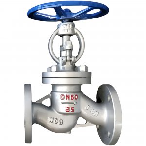 截止閥J41H-25\DN50介質(zhì)為高溫蒸汽及水，溫