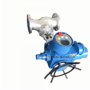 電動截止閥J941H-64  DN150（耐磨、耐高溫、